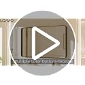 24x36 Inch Gold Bathroom Mirror - Modern Wall Vanity Mirror with Aluminum Frame - Variation: 36L x 24W