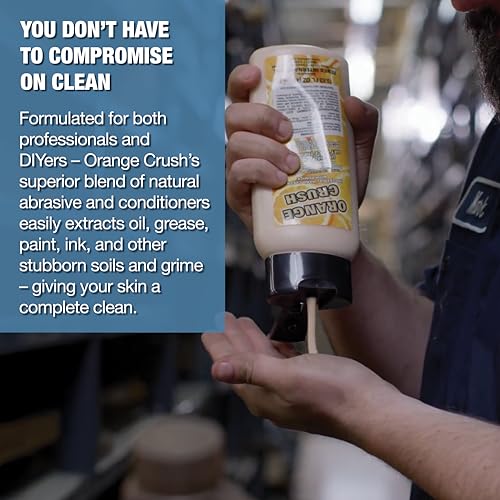 Zenex Orange Crush Hand Soap with Pumice 1 Gallon - Industrial Strength, 128 Fl Oz