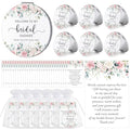 Pink Bridal Shower Favors Makeup Mirrors & Thank You Cards Set - 24 Pieces