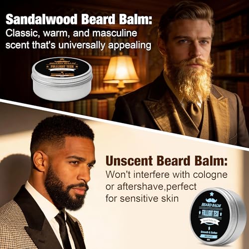 Cool Mens Gifts Beard Kit + Beard Balms