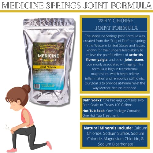 Let's Get Cozy Dead Sea Mineral Bath Soaks for Joint Pain Relief - 2 Pack