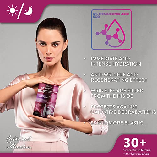 Hyaluronic Acid Serum for Face & Neck - Anti-Aging Ampoules, 10 Single Doses
