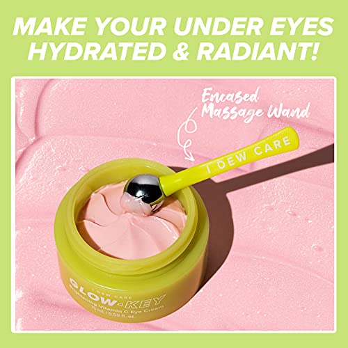 I DEW CARE Glow-Key Eye Cream + Say You Dew Brightening Vitamin C Cream with Niacinamide Bundle