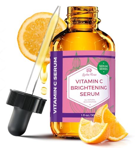 Vitamin C Brightening Serum for Face - Natural Dark Spot Remover & Anti-Aging | Leven Rose