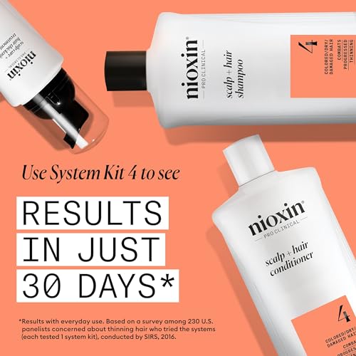 NIOXIN System 4 Thickening Conditioner for Dry, Colored Hair - 16.9 Fl Oz
