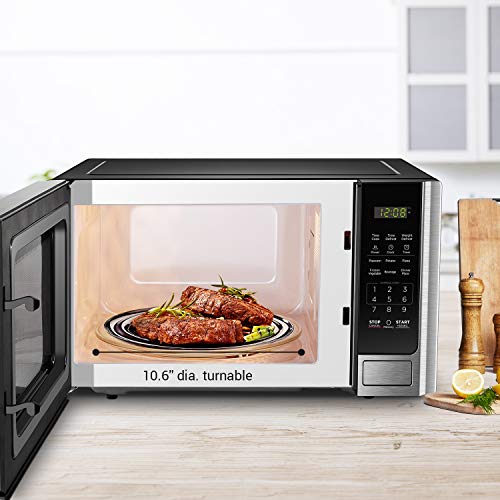 Countertop Microwave Oven 0.9 Cu.Ft 900W Stainless Steel - Black+Decker
