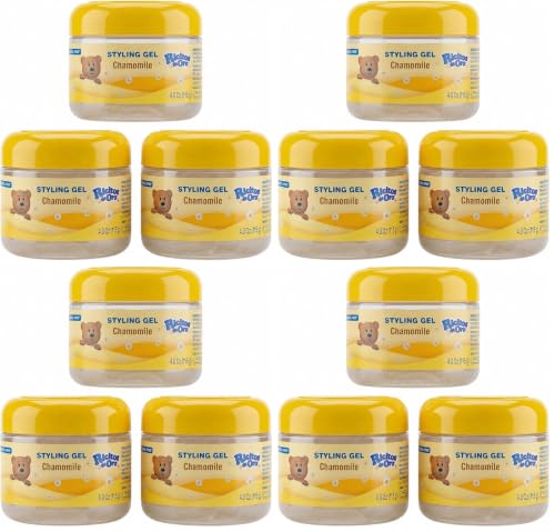 Ricitos de Oro Chamomile Hair Gel - Baby & Kids, 4 Fl Oz Pack of 12