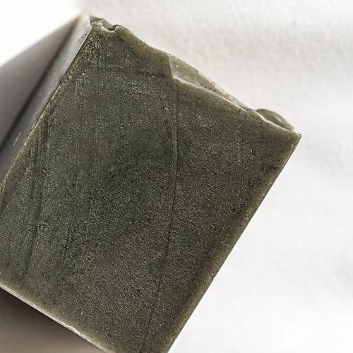 Black Clay Facial Soap Bar - Australian Clay & Dead Sea Mud - 2.25 oz