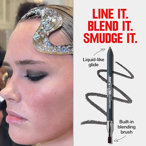 REVLON Moonlit Smokeshow Bundle as featured in Christian Siriano¡¯s NYFW show, ColorStay Eyeshadow Quad, Multiplayer Eye Pencil, Xtensionnaire Mascara, and Brow Fantasy, Pack of 4