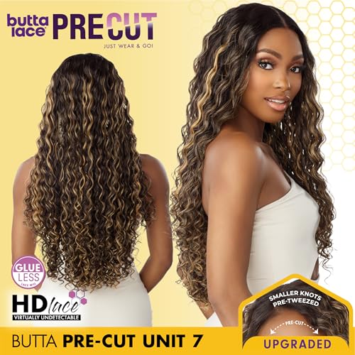 Sensationnel Butta Lace Precut Wig-Unit TH2/27 Short Synthetic Glueless Hair