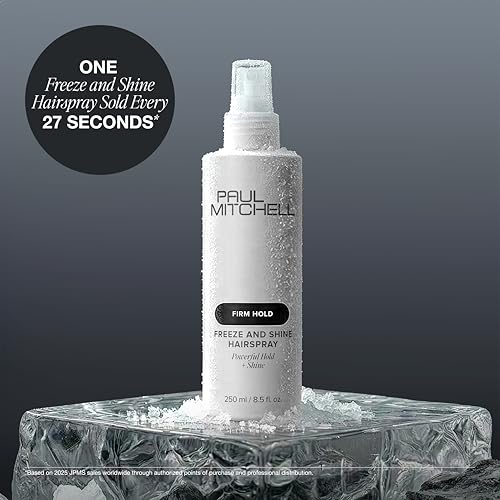 Paul Mitchell Freeze and Shine Super Hairspray - Maximum Hold & Shine - 33.8 Fl Oz Pack of 1