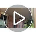 Obabala 52-Inch Walnut Ceiling Fan with Lights and Remote - Reversible 3-Blade Indoor/Outdoor