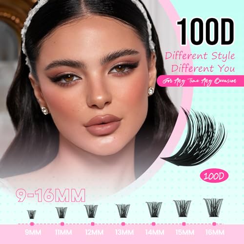 Star-Shaped Glueless Lashes Clusters for Halloween False Eyelashes Natural Look No Glue Needed