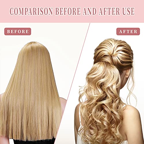 Essenergi 60pcs Heatless Hair Curlers Kit 2 Styles, 21.65" (55 cm) No-Heat Hair Curlers