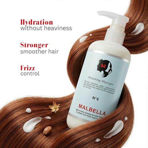Hydrolyzed Wheat Protein & Argan Oil Sulfate-Free Hair Shampoo for Dry & Frizzy Hair