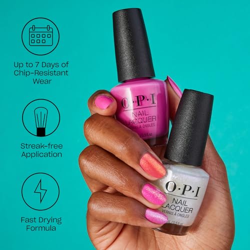 OPI Nail Lacquer Classic Nail Polish Colors | Nude & Brown Shades | Cr?me, Shimmer, and Glitter Chip Resistant Nail-Polish | Fast Drying, Streak-free Formula | 0.5 Fl Oz