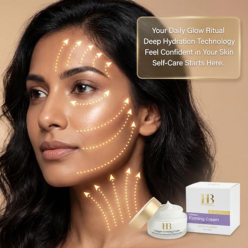 H&B Collagen Firming Cream Anti-Aging Face Moisturizer for Women Day Cream