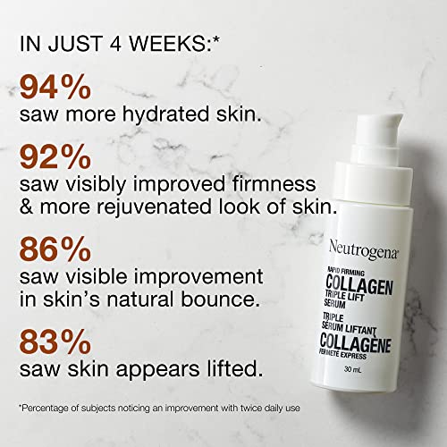 Hydrating Face Serum with Collagen & Amino Acids - Firming & Smoothing, 1 fl oz
