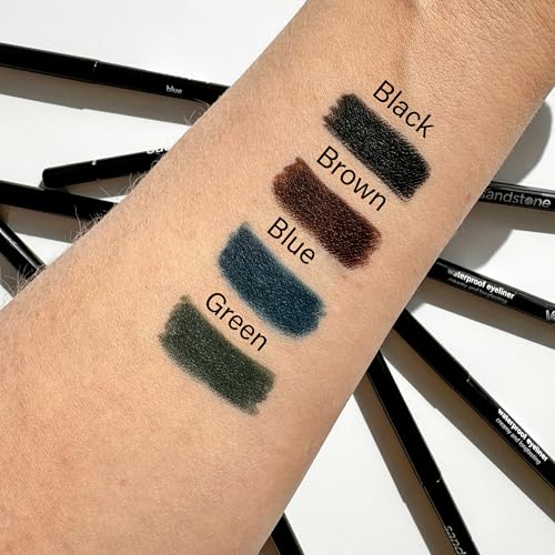 Sandstone Scandinavia Waterproof Eyeliner Pencil ? Hypoallergenic & Vegan ? Smudge-Proof Gel Formula ? For Sensitive Eyes ? Brown