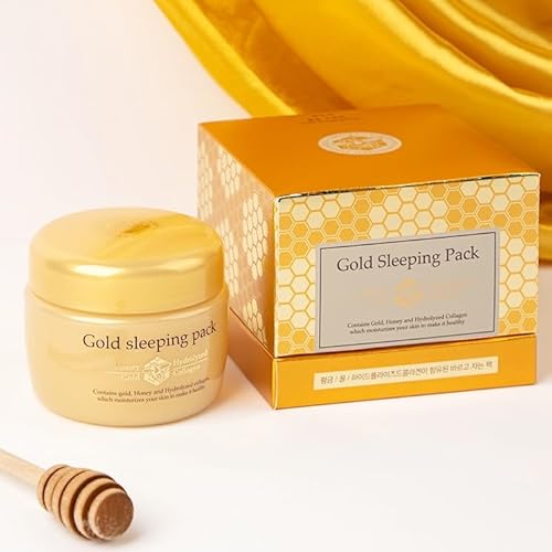 Gold Sleeping Pack 150ml / 5.07oz Skin Clear and Moisturized