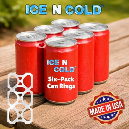 6 Pack 1000 Count Can Roll Wraps - Universal Fit for 12 oz Cans