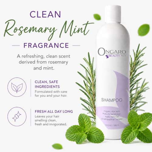 Organic Sulfate-Free Shampoo for Thicker Fuller Hair - 12oz - Variation of Shampoo