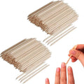 2000 Pack Orange Wooden Cuticle Sticks for Manicure & Pedicure - Double Sided Nail Care Tool