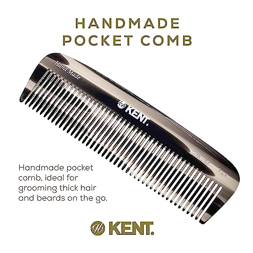 Kent 12T Wide Tooth Detangling Comb 3 Pack - Handmade Curly Hair Comb