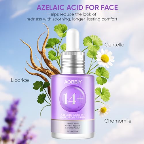 Azelaic Acid Serum for Face ? Redness-Soothing Facial Serum with Niacinamide & Hyaluronic Acid, Gentle After-Spot Care for Sensitive-Looking Skin, 30 ml / 1.01 fl. oz. (1 Fl Oz (Pack of 1))