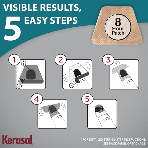 Kerasal Multi-Purpose Nail Repair Patches - Pack of 2, 14 Count, 8-Hour Treatment for Damaged Nails