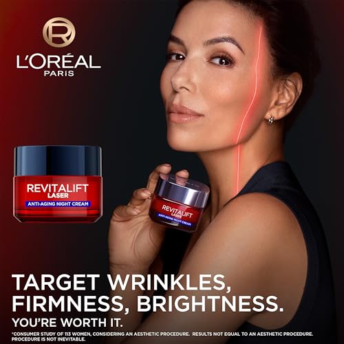 L’Oréal Paris Revitalift Laser Renew Night Cream 1.7 oz – Anti-Aging Moisturizer