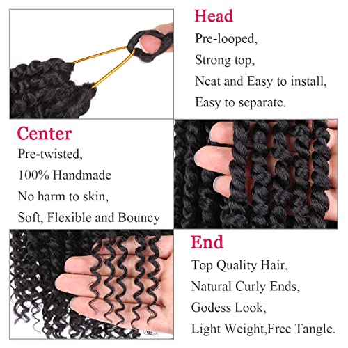 Leeven 22 Inch Passion Twist Crochet Hair - 1B# Variation of THIS Listing (Pack of 8)