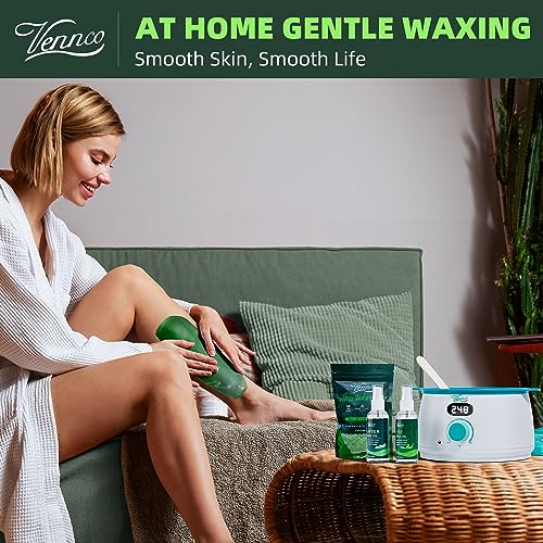 Digital Waxing Kit Bundle 1lb Aloe Hard Wax Beads For Hair Removal At Home