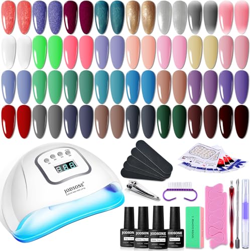 JODSONE 32-Color Gel Nail Polish Kit with UV Light & Manicure Tools - Variation KIT-2