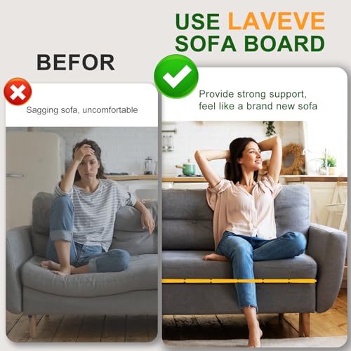 Heavy Duty Couch Cushion Support Board 81x30 Inches for Sagging Sofas - Deep Large Support