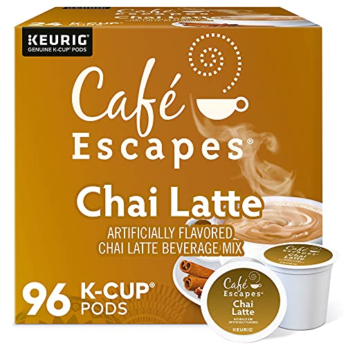 Keurig Chai Latte Coffee Pods - 96 Count | Recyclable & Flavored Tea