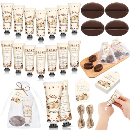25 Pcs Coffee Baby Shower Favors - Coffee Bean Shaped Soaps & Gifts