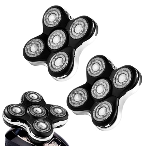 2 Pack Balder Pro Replacement Heads for Remington XR7000 XR1500 - 5 Dual‑Track Blades