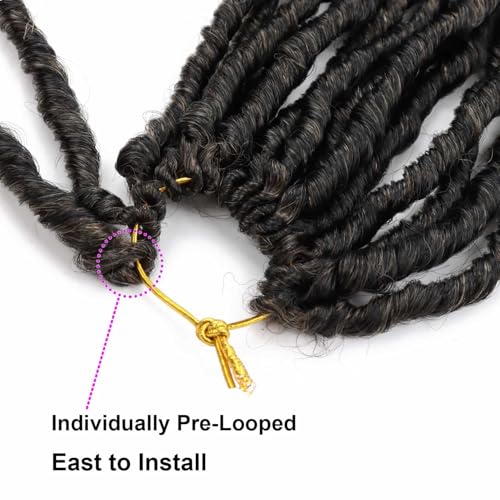 24 Inch Faux Locs Crochet Hair - Goddess Locs Synthetic Braids, 8 Packs T27 Variation of THIS listing
