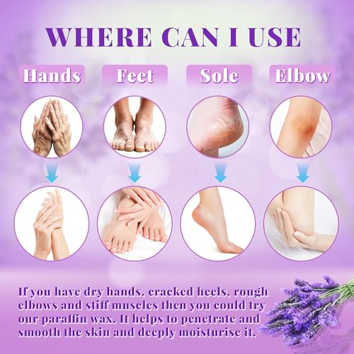 Lavender Paraffin Wax Refill Pack - Moisturizing Hand & Foot Bath Treatment