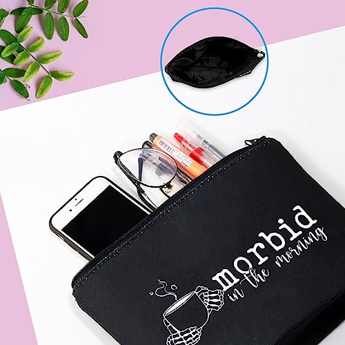 True Crime Podcast Lover Gift Crime Show Fans Gift In The Morning True Crime Makeup Bag (Mor bid Bag)