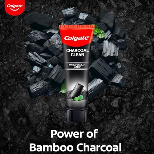 Colgate Charcoal Clean Black Gel Toothpaste 480g (4x120g) Deep Clean