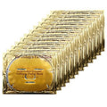 12PCS Collagen Facial Masks - Skin Care Hydrating Face Sheet Mask with Hyaluronic Acid & Hydrolyzed Collagen Mask for Deeply Moisturizing & Anti Wrinkles & Refreshing Skin, 24K Gold