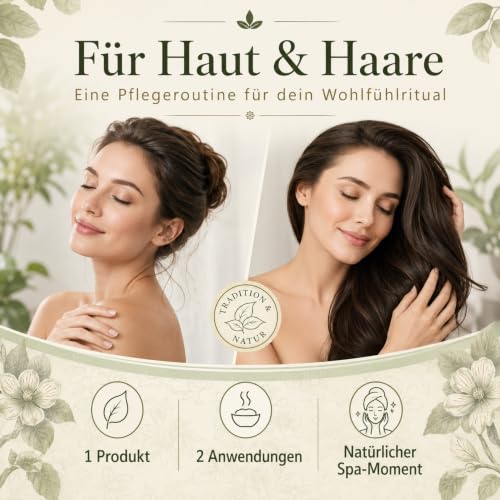 Herbal Black Soap for Body and Hair - Natural Nourishing 500ml