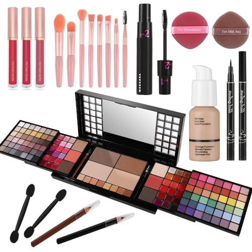 CHARMCODE Ultimate Full Makeup Kit - All-in-One Cosmetic Set for Women & Girls