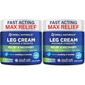 OWELL NATURALS Relief Legs Cream, Deep Penetrating Soothing Formula, Fast Acting & Maximum Strength with Arnica, Aloe Vera Vitamin E, for Muscles, Calf, foot, ankle, 2 oz (Pack of 2)