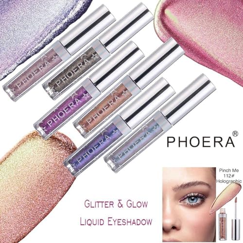 Glitter Eyeshadow£¬Makeup For Eyes Liquid Shimmer Sparkle Glow Light Colors Pencil Stick Shiny Long Lasting Waterproof Shining Eye Shadow Sets Metallic Pigments Metals Gloss Sparkling Pen Kit (A101)