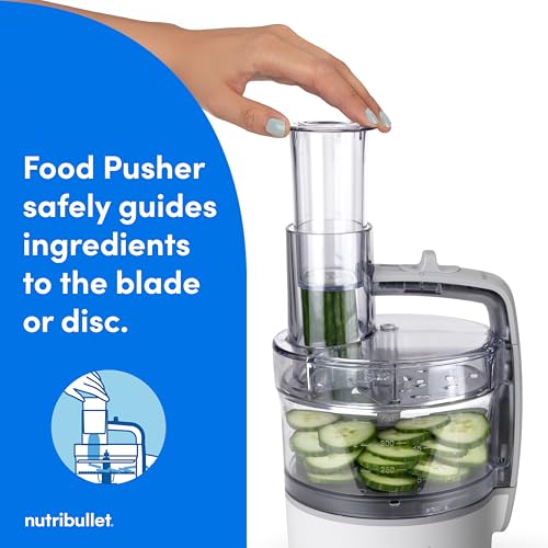 NutriBullet Limitless Food Processor Matte White - 2-in-1 Slicing & Chopping