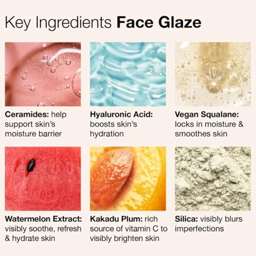 Innbeauty Project Face Glaze, Highlighting Cream, Skin Barrier Protect & Glow Moisturizer with Ceramides & Hydrating Actives, 0.85 OZ (25ml)