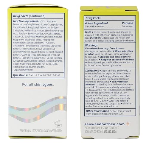Hydrating SPF 50 Serum Stick with Zinc Oxide - Lightweight Face Sunscreen for Men & Women